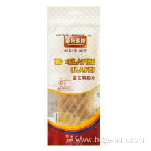 EU edible halal gold silver leaf gelatin sheet